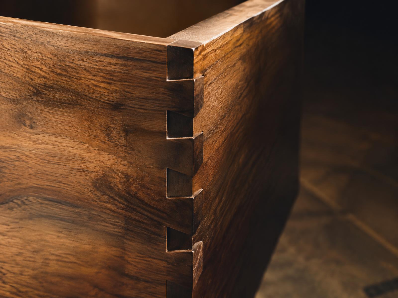 Detalle de ensamblaje en madera